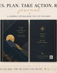 Focus • Plan • Take Action • Repeat | Hardcover Journal