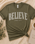 The Believe Tee – John 14:1 | Grace & Growth Collection