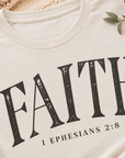 The Faith Tee – Ephesians 2:8 | Grace & Growth Collection