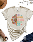 She Believe She Could So She Did Graphic Tee by Self Love Overflow