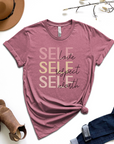 Self Love, Self Respect, Self Worth Graphic Tee by Self Love Overflow