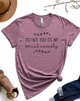 It's Not You It's My Social Anxiety Graphic Tee by Self Love Overflow