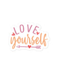 Love Yourself Arrow Sticker