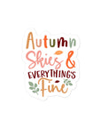 Autumn Skies Sticker
