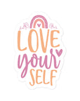 Love Yourself Rainbow Sticker