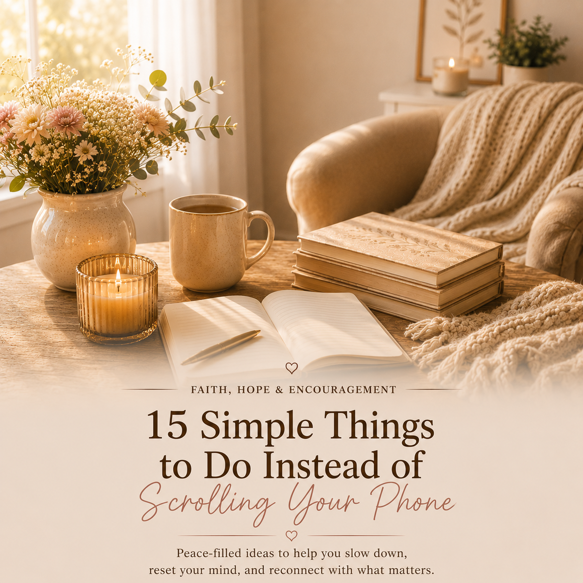 15 Simple Things to Do Instead of Scrolling Your Phone