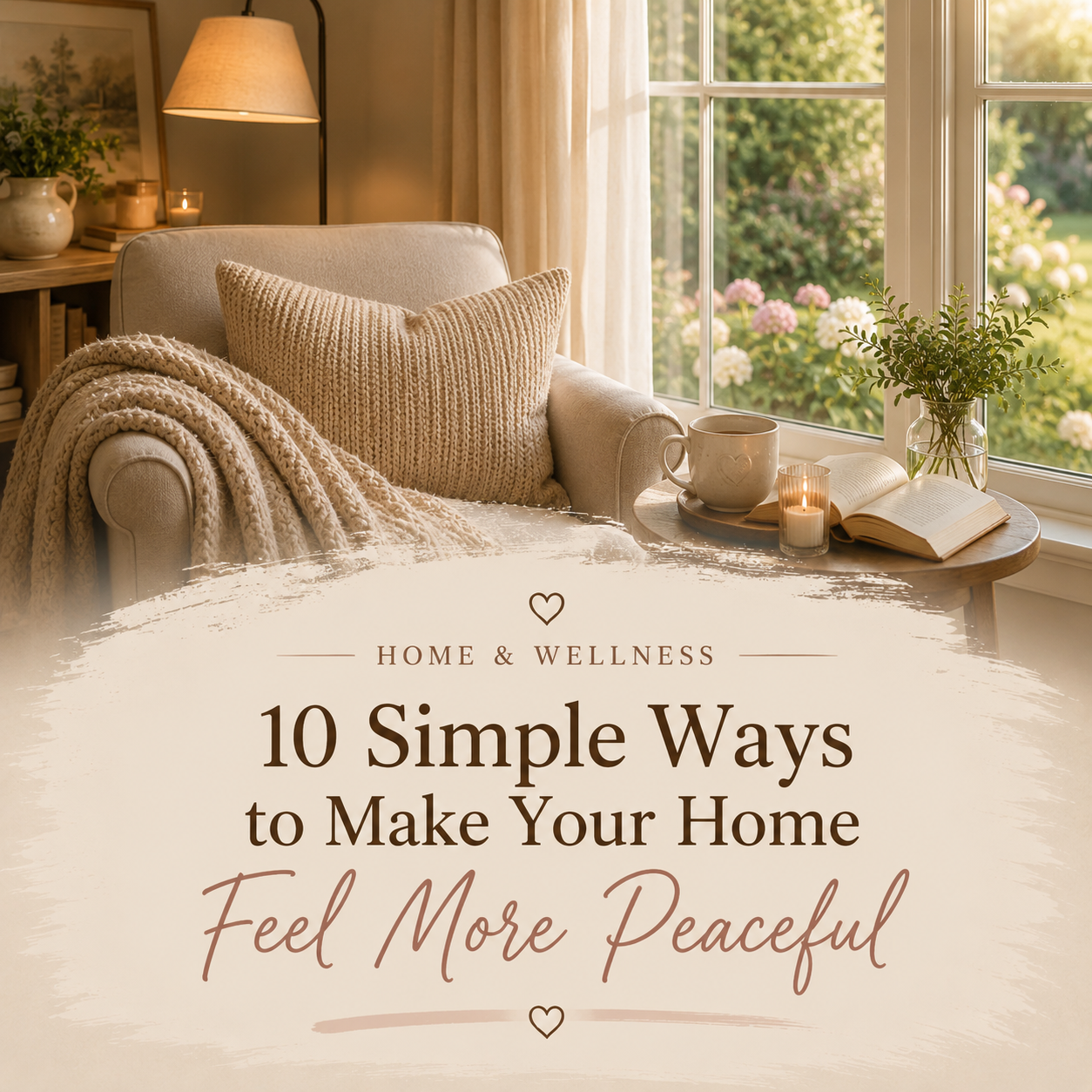 10 Simple Ways to Make Your Home Feel More Peaceful