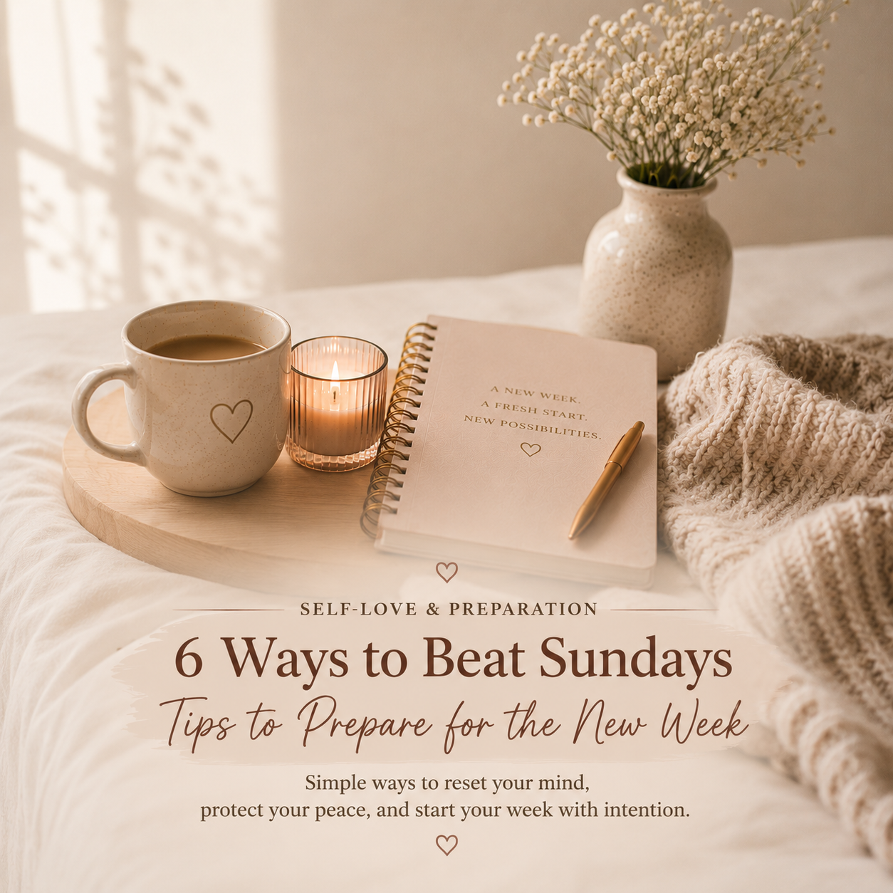 6 Ways to Beat Sundays & Tips to Prepare for the New Week