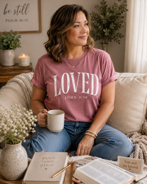 The Loved Tee – John 3:16 | Grace & Growth Collection