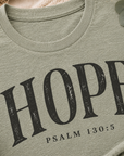 The Hope Tee – Psalm 130:5 | Grace & Growth Collection