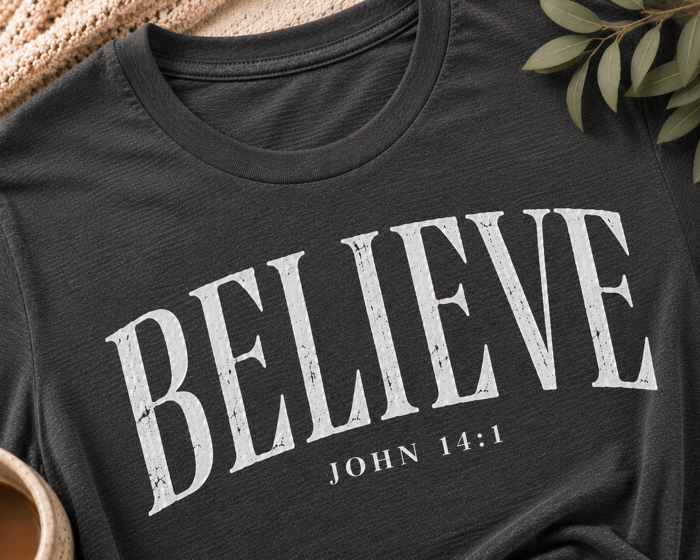 The Believe Tee – John 14:1 | Grace &amp; Growth Collection