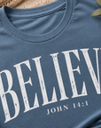 The Believe Tee – John 14:1 | Grace & Growth Collection