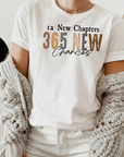 12 New Chapters 365 New Chances Graphic Tee by Self Love Overflow