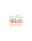 Healthy Girl Summer Edition Sticker