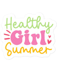 Healthy Girl Summer Edition Sticker