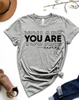 You Are Enough Graphic Tee by Self Love Overflow