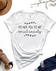 It's Not You It's My Social Anxiety Graphic Tee by Self Love Overflow