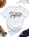 End The Stigma Graphic Tee by Self Love Overflow