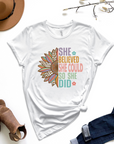 She Believe She Could So She Did Graphic Tee by Self Love Overflow