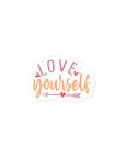 Love Yourself Arrow Sticker