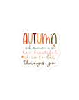 Autumn Sticker