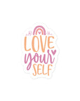 Love Yourself Rainbow Sticker