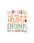 Happiness On A Cold Day Sticker