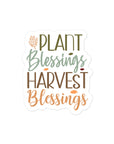 Plant Blessings Harvest Blessings Sticker
