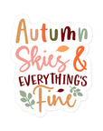 Autumn Skies Sticker