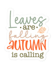Leaves Are Falling Sticker